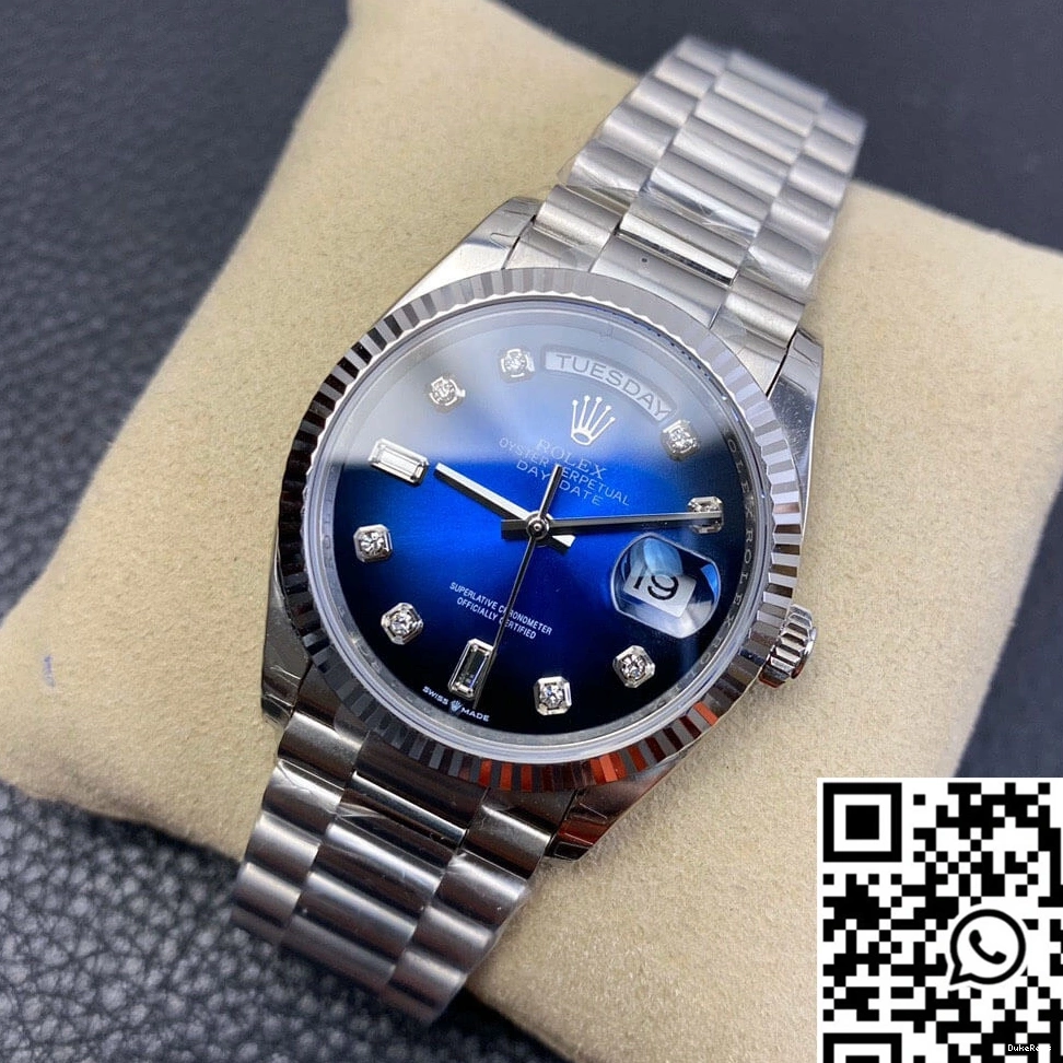 M128239-0023 Diamond Day-Date Blue Gradient Rolex EW Dial Factory 0921
